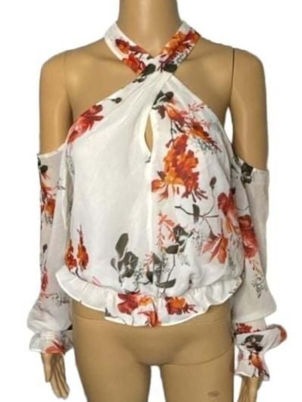 Guess LS Cold Shoulder Yeni Top